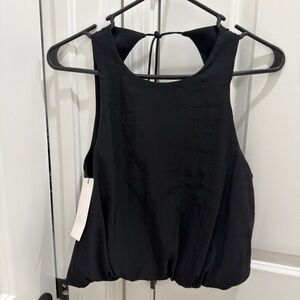 Zara Black Halter Tank Top